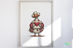 Watercolor Animals Valentine Clipart Product Image 2