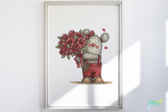 Watercolor Animals Valentine Clipart Product Image 2