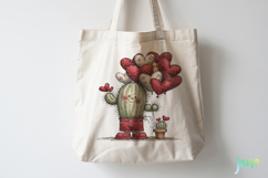 Watercolor Animals Valentine Clipart Product Image 3