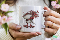 Watercolor Animals Valentine Clipart Product Image 6