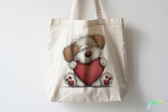 Watercolor Animals Valentine Clipart Product Image 3