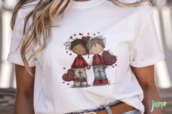 Watercolor Animals Valentine Clipart Product Image 7