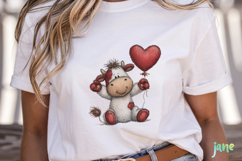 Watercolor Animals Valentine Clipart Product Image 4