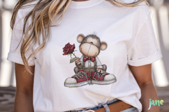 Watercolor Animals Valentine Clipart Product Image 5