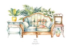 Vintage Furniture Clipart Product Image 4