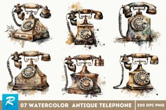 clipart bundle,junk journal,commercial use,watercolor clipart,scrapbooking ephemera,vintage telephone png,telephone bundle png,vintage telephone clipart,watercolor telephone png,vintage telephone illustration,watercolor telephone clipart,watercolor teleph