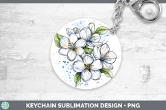 GorgeousWatercolor Keychain design.