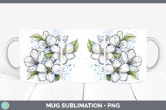 GorgeousWatercolor Mug Wrap design.