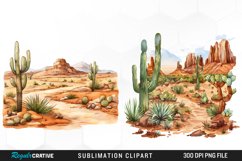 Watercolor Arid Desert Exquisite Clipart Product Image 1