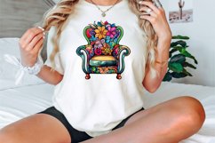 Watercolor Armchair Sublimation Clipart Bundle Product Image 3