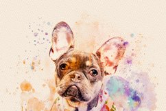 Watercolor Editable Dog Painting Product Image 4