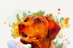 Watercolor Editable Dog Painting Product Image 7