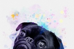 Watercolor Puppy Painting Product Image 2