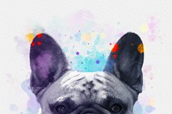 Watercolor Puppy Painting Product Image 3
