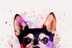 Watercolor Puppy Painting Product Image 6