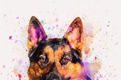 Watercolor Puppy Painting Product Image 7