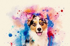 Watercolor Puppy Painting Product Image 9
