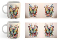 Watercolor Art Butterfly | Mug sublimation design Product Image 6