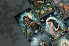 Hugging Animals Postcard and Art Print Set Product Image 6