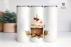 Watercolor Cupcake Sublimation Tumbler Design Product Image 4