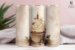 Watercolor Cupcake Sublimation Tumbler Design Product Image 7