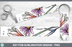 GorgeousWatercolor Key Fob design.