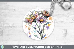 GorgeousWatercolor Keychain design.