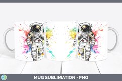 GorgeousWatercolor Mug Wrap design.