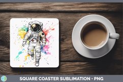 GorgeousWatercolor Square Coaster design.