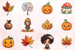 Watercolor Autumn Clipart Bundle Product Image 2