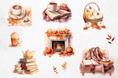 Watercolor Autumn Evening - Transparent PNG Product Image 4