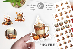Autumn Mug Sticker Product Image 1