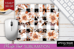 Cozy Autumn Mouse Pad Sublimation - Harvest Season Mousepad Product Image 1