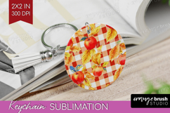 Cozy Autumn Keychain PNG - Harvest Season Keychain Product Image 1