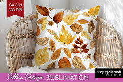 Cozy Autumn Pillow Sublimation - Harvest Season Pillow Cover Product Image 1