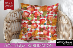 Cozy Autumn Pillow Sublimation - Harvest Season Pillow Cover Product Image 1