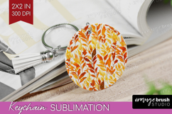 Cozy Autumn Keychain PNG - Harvest Season Keychain Product Image 1