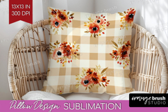Cozy Autumn Pillow Sublimation - Harvest Season Pillow Cover Product Image 1