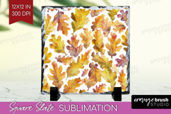 Cozy Autumn Slate PNG - Harvest Season Square Slate Product Image 1
