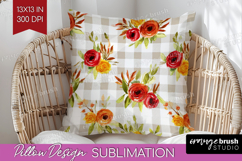 Cozy Autumn Pillow Sublimation - Harvest Season Pillow Cover Product Image 1