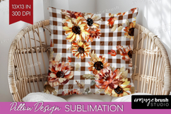 Cozy Autumn Pillow Sublimation - Harvest Season Pillow Cover Product Image 1