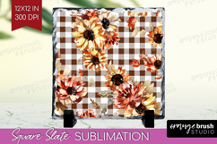 Cozy Autumn Slate PNG - Harvest Season Square Slate Product Image 1