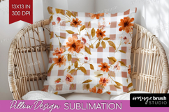 Cozy Autumn Pillow Sublimation - Harvest Season Pillow Cover Product Image 1