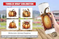 Autumn Pumpkins Tumbler Product Image 1