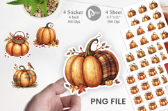 Autumn Pumpkins Sticker Product Image 1
