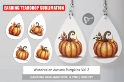 Autumn Pumpkins Earring Product Image 1