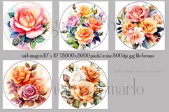 Autumn Roses Wind Spinners, Fall Season Roses Wind Spinners Product Image 2