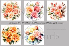 Autumn Roses Wind Spinners, Fall Season Roses Wind Spinners Product Image 3