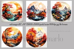 Autumn Nature Wind Spinner, Fall Scene Wind Spinner Designs Product Image 2