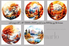 Autumn Nature Wind Spinner, Fall Scene Wind Spinner Designs Product Image 2